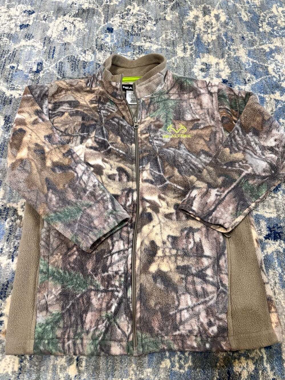 Realtree Full-Zip Fleece Jacket Size M (8)